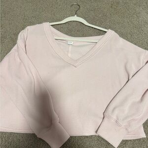 Hollister V-Neck Pink Sweater